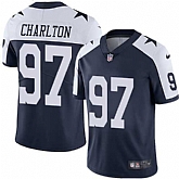 Nike Dallas Cowboys #97 Taco Charlton Navy Blue Thanksgiving NFL Vapor Untouchable Limited Throwback Jersey,baseball caps,new era cap wholesale,wholesale hats